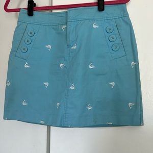 Lilly Pulitzer size 2 seahorse mini skirt
